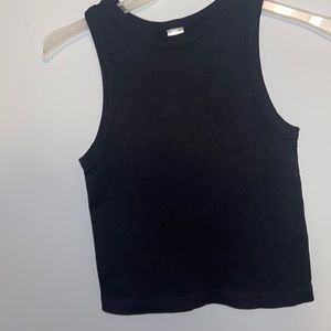 Black tank top